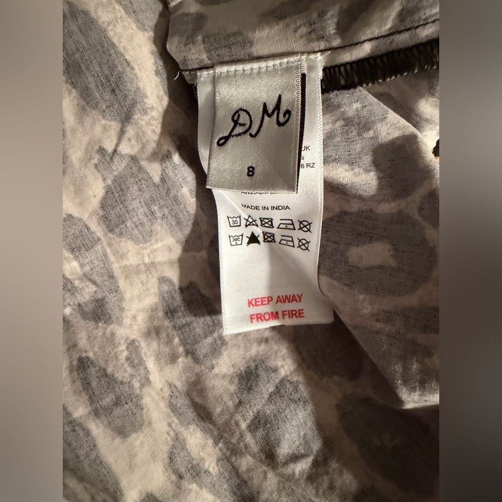 Damson Madder Malinda Smocked Short-Sleeve Midi Dress - US 4 - UK 8 - NWT - 🐆 - Picture 8 of 10